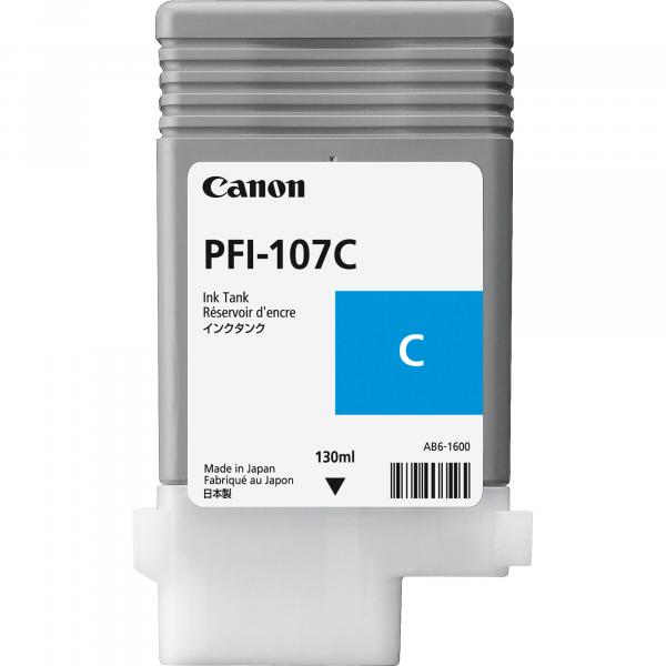 Canon PfI-107c Cartuccia D'inchiostro Originale Ciano (pfI-107c Ink Cartridge - Original Cyan - Warranty: 12m)