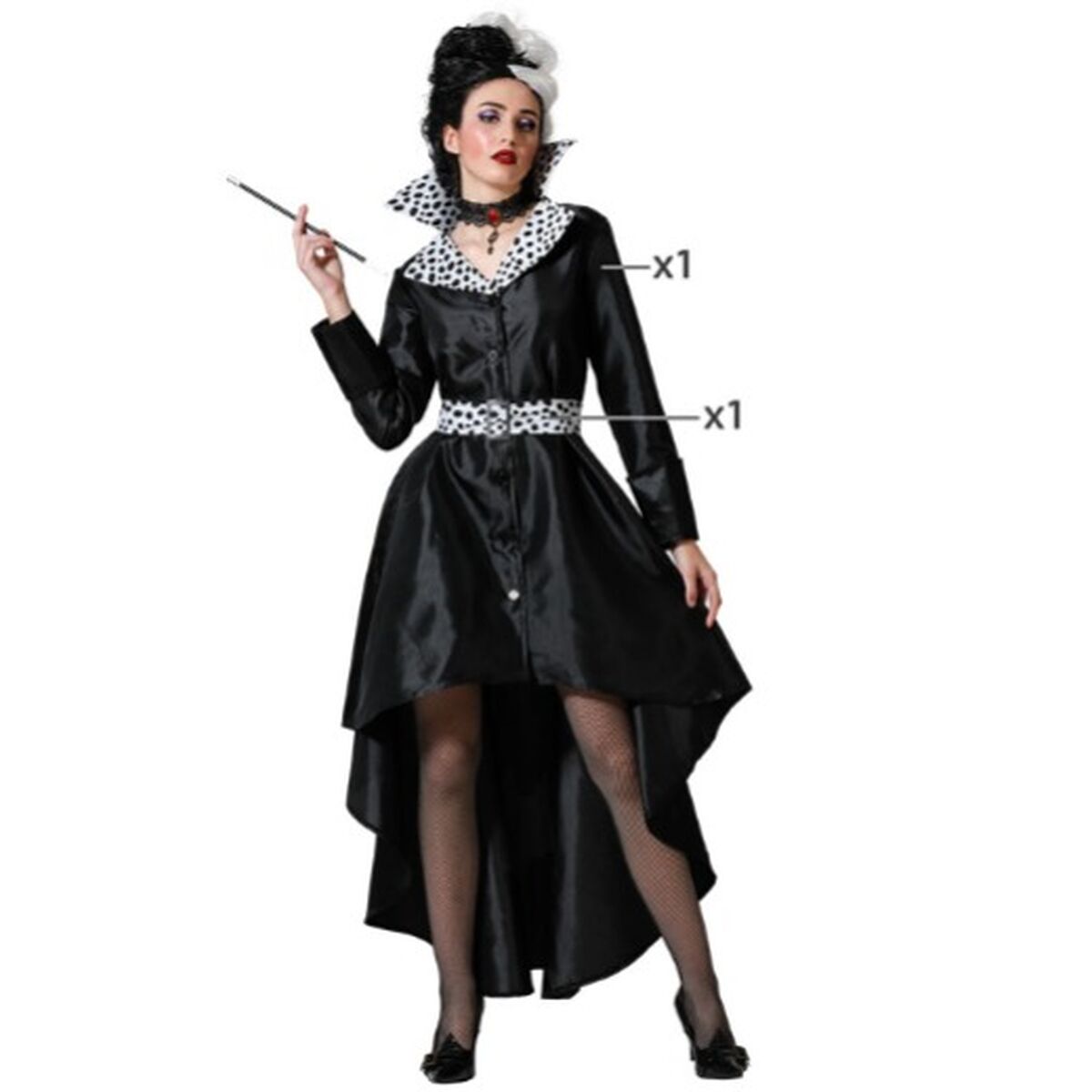 Costume per Adulti Regina Malvagia Taglia:M/L