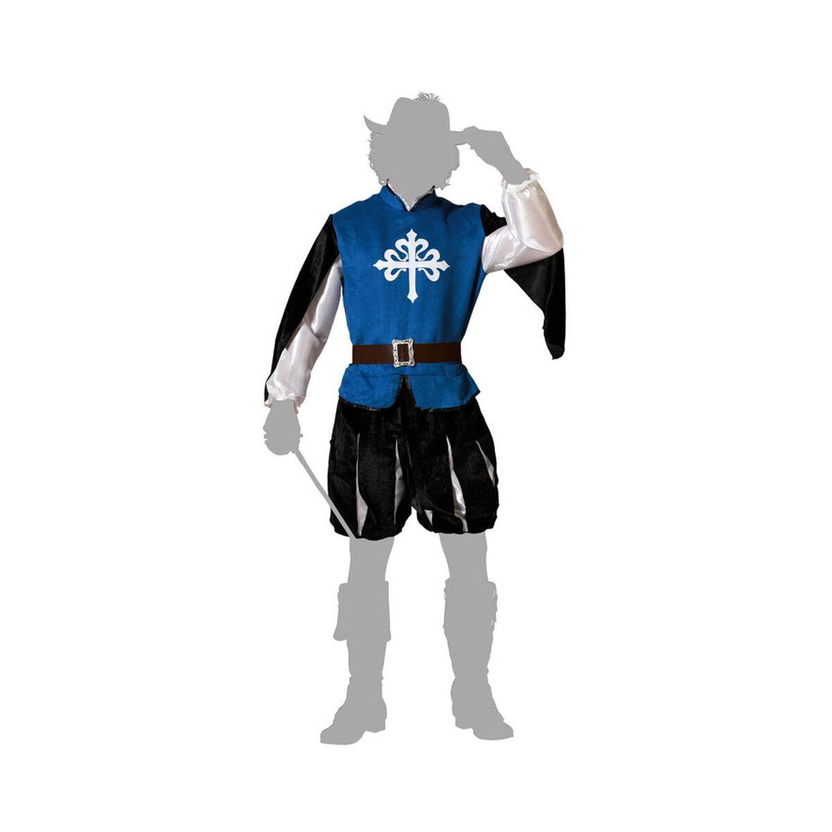 Costume per Adulti Moschettiere Taglia:XL - Image 5