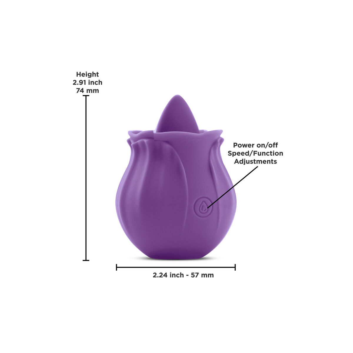 Massaggiatore NS Novelties Inya Viola - Image 3