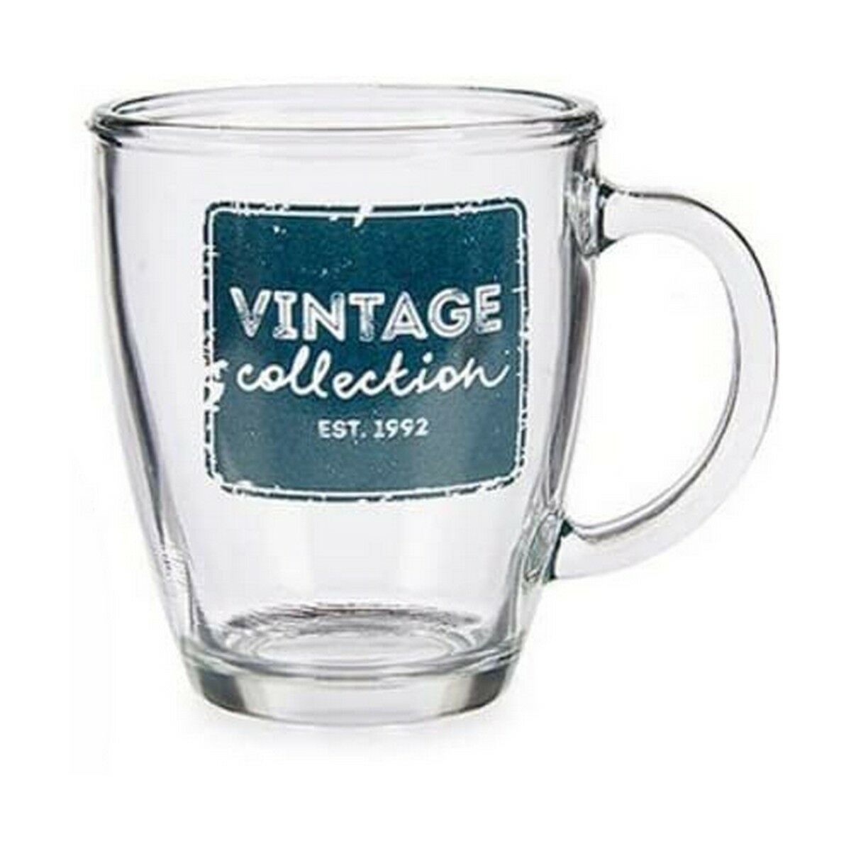 Tazza Mug Vintage Vivalto Trasparente 320 ml