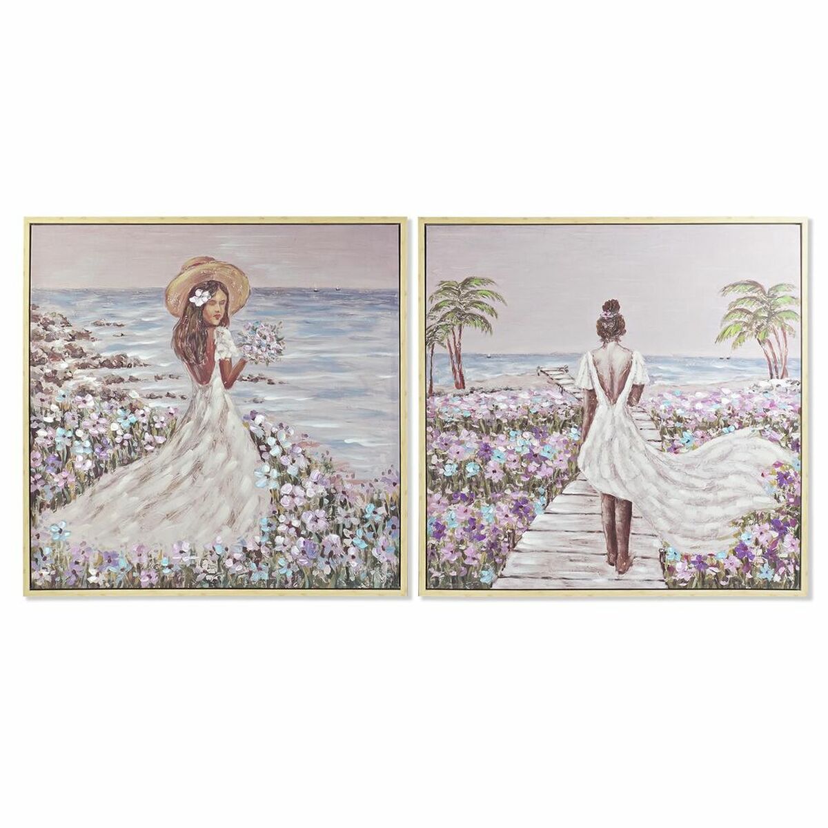 Tela DKD Home Decor polistirene Tela 100 x 4 x 100 cm