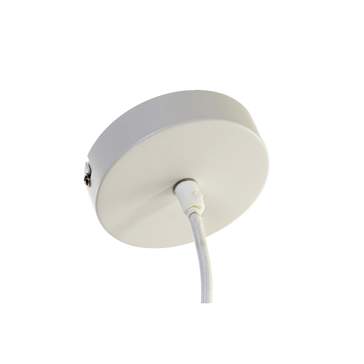 Lampadario DKD Home Decor Bianco Naturale Bambù 40 W 83 x 83 x 40 cm - Image 5