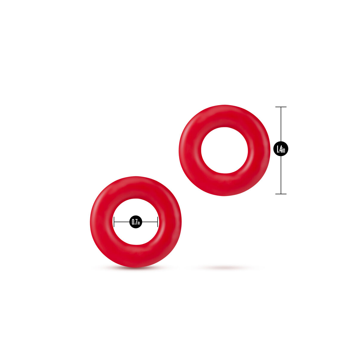 Anelli Fallici Blush Stay Hard Rosso - Image 4