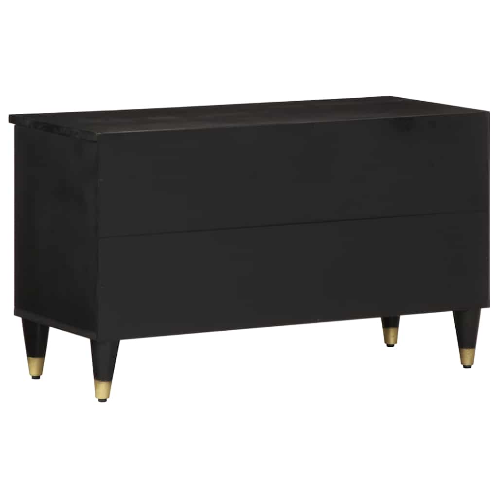 vidaXL Mueble de TV madera maciza de mango 80x33x46 cm - Image 5