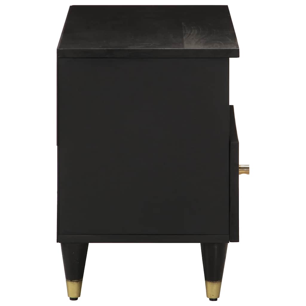 vidaXL Mueble de TV madera maciza de mango 80x33x46 cm - Image 4