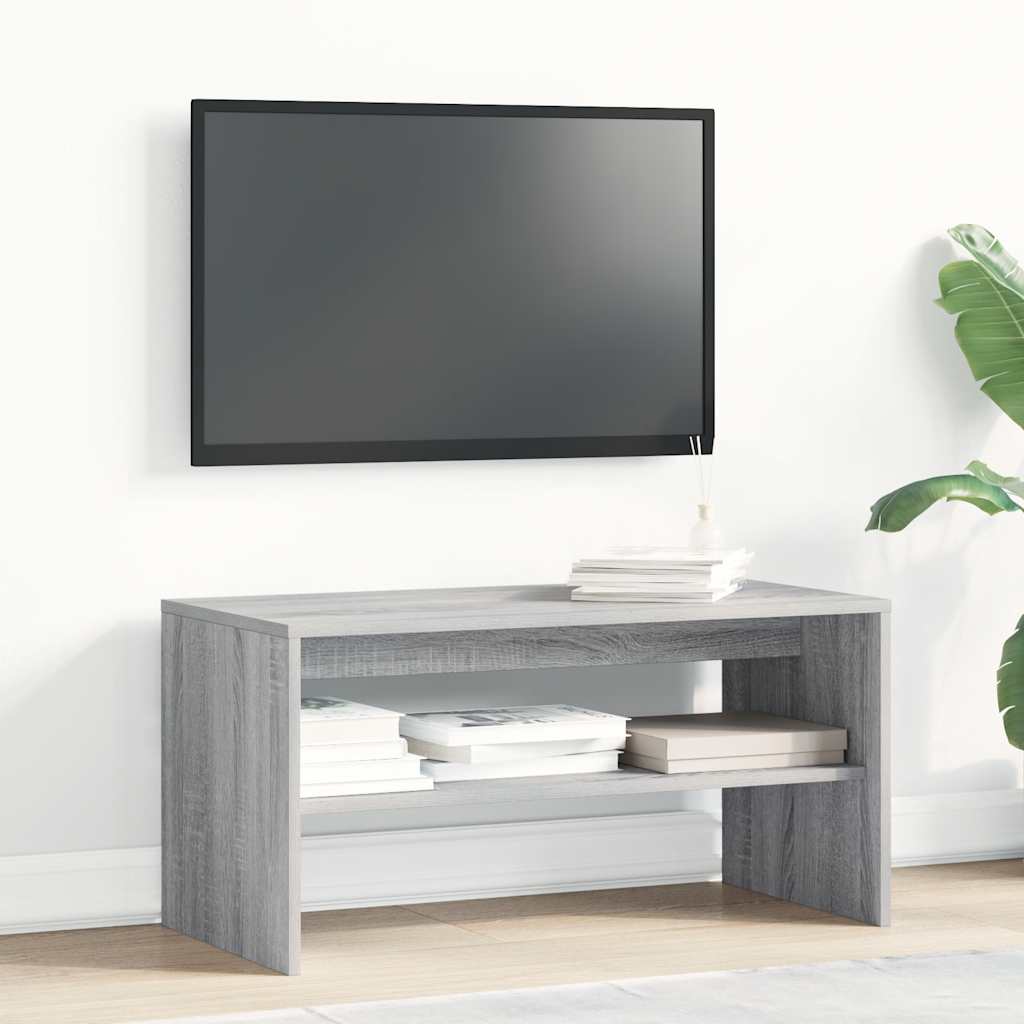 vidaXL Mueble de TV madera de ingeniería gris Sonoma 80x40x40 cm - Image 3