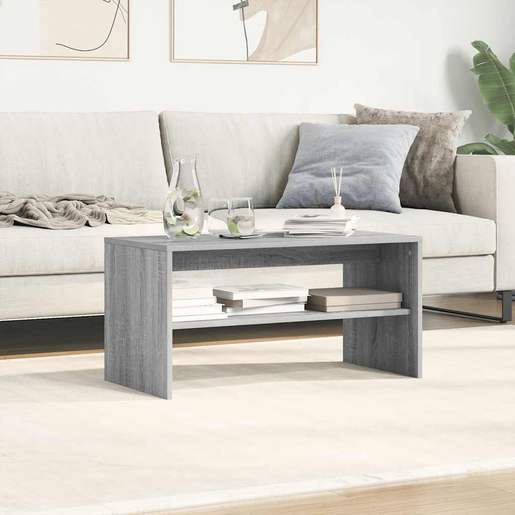 vidaXL Mueble de TV madera de ingeniería gris Sonoma 80x40x40 cm - Image 4