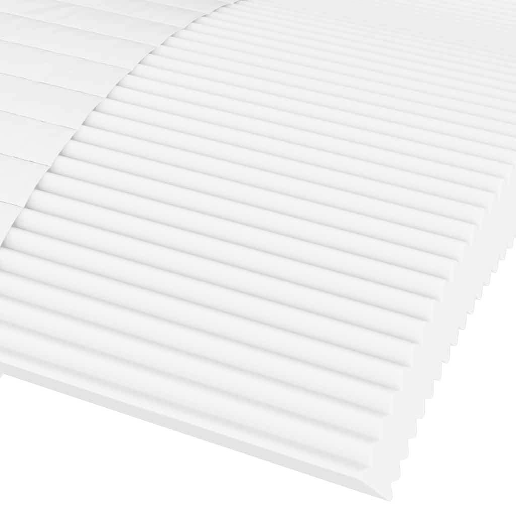 vidaXL Colchón de espuma dureza H2 H3 blanco 180x210 cm - Image 6