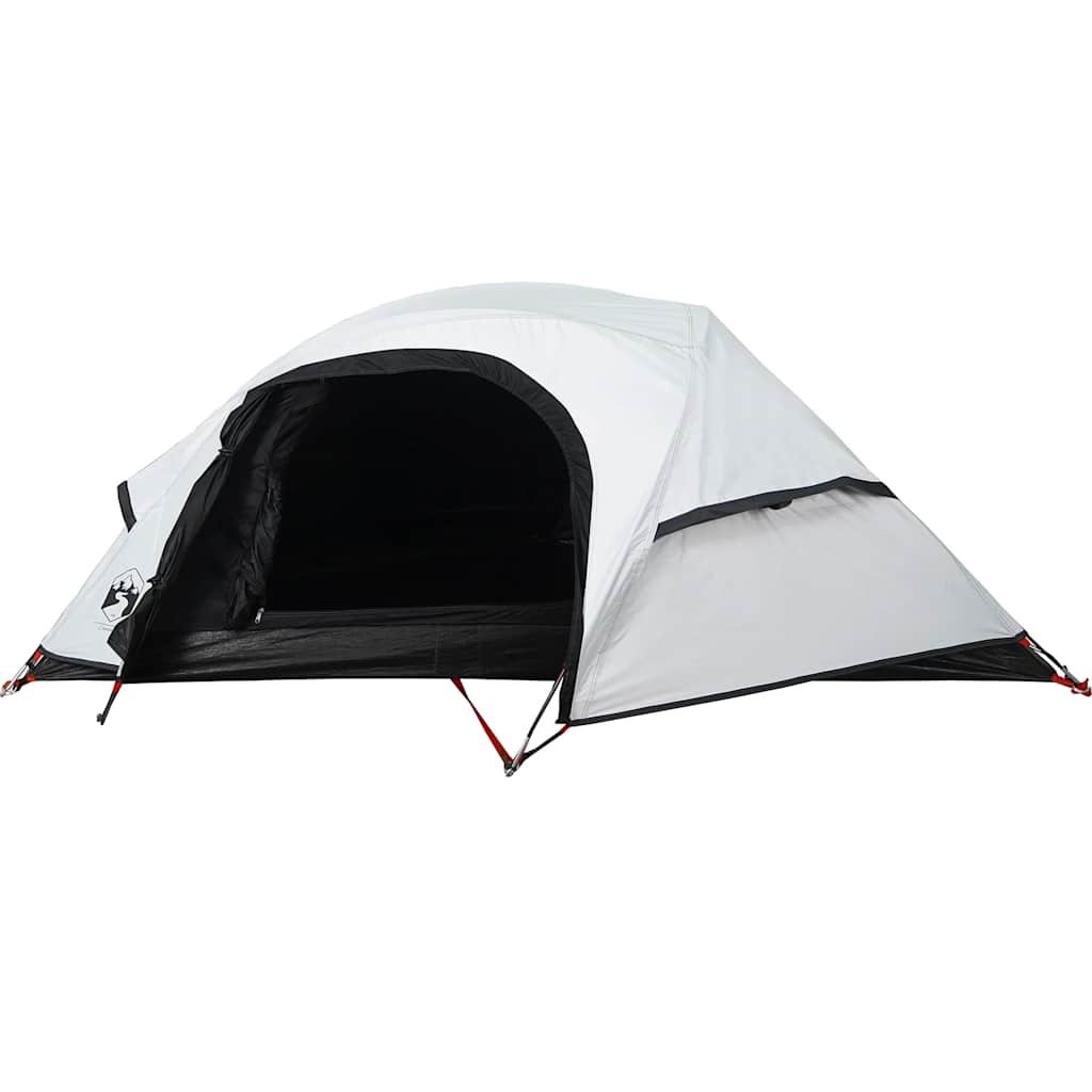 vidaXL Tienda de campaña iglú 1 persona tela opaca impermeable blanco - Image 6