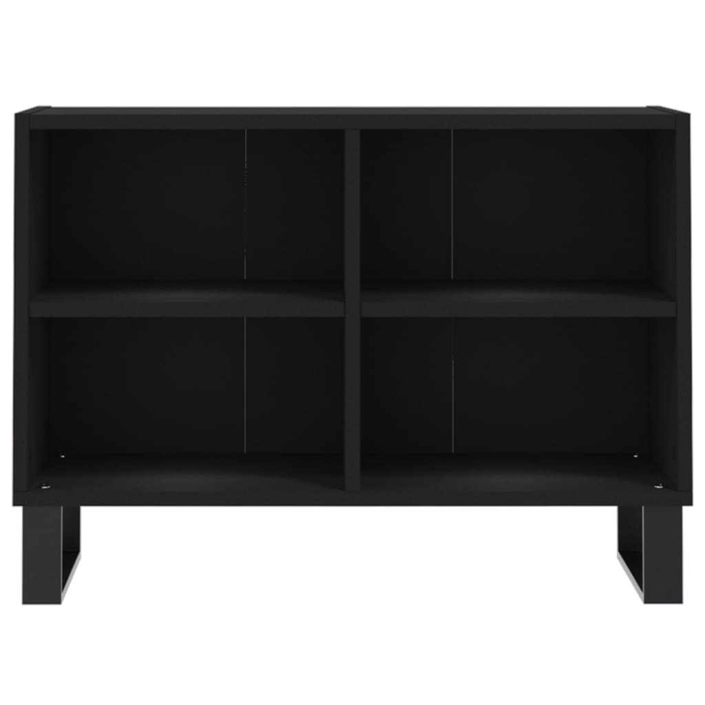 vidaXL TV-Schrank Schwarz 69,5x30x50 cm Holzwerkstoff - Image 4