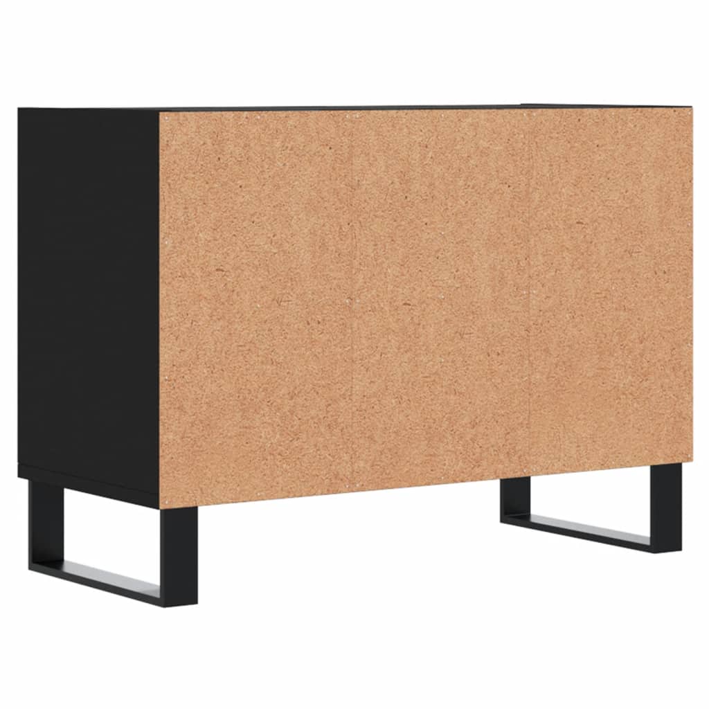 vidaXL TV-Schrank Schwarz 69,5x30x50 cm Holzwerkstoff - Image 6