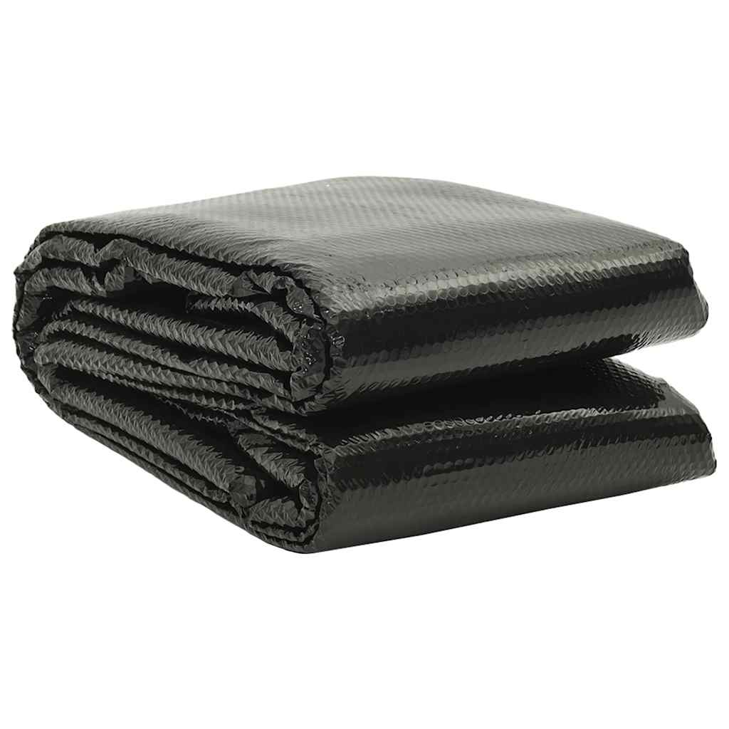 vidaXL Rechteckige Poolabdeckung 1000x600 cm PE Schwarz