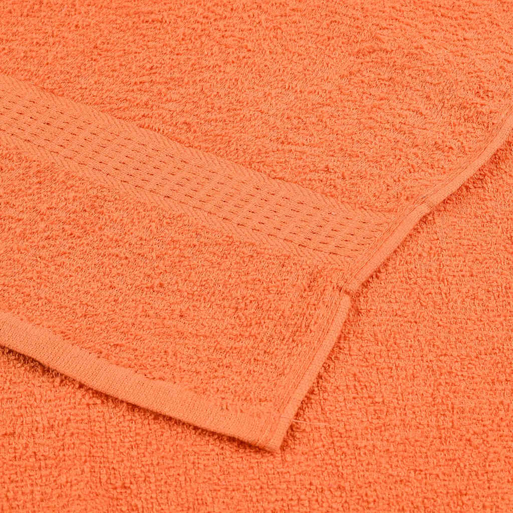 vidaXL Saunatücher 10 Stk. Orange 80x200 cm 360 g/m² 100% Baumwolle - Image 6