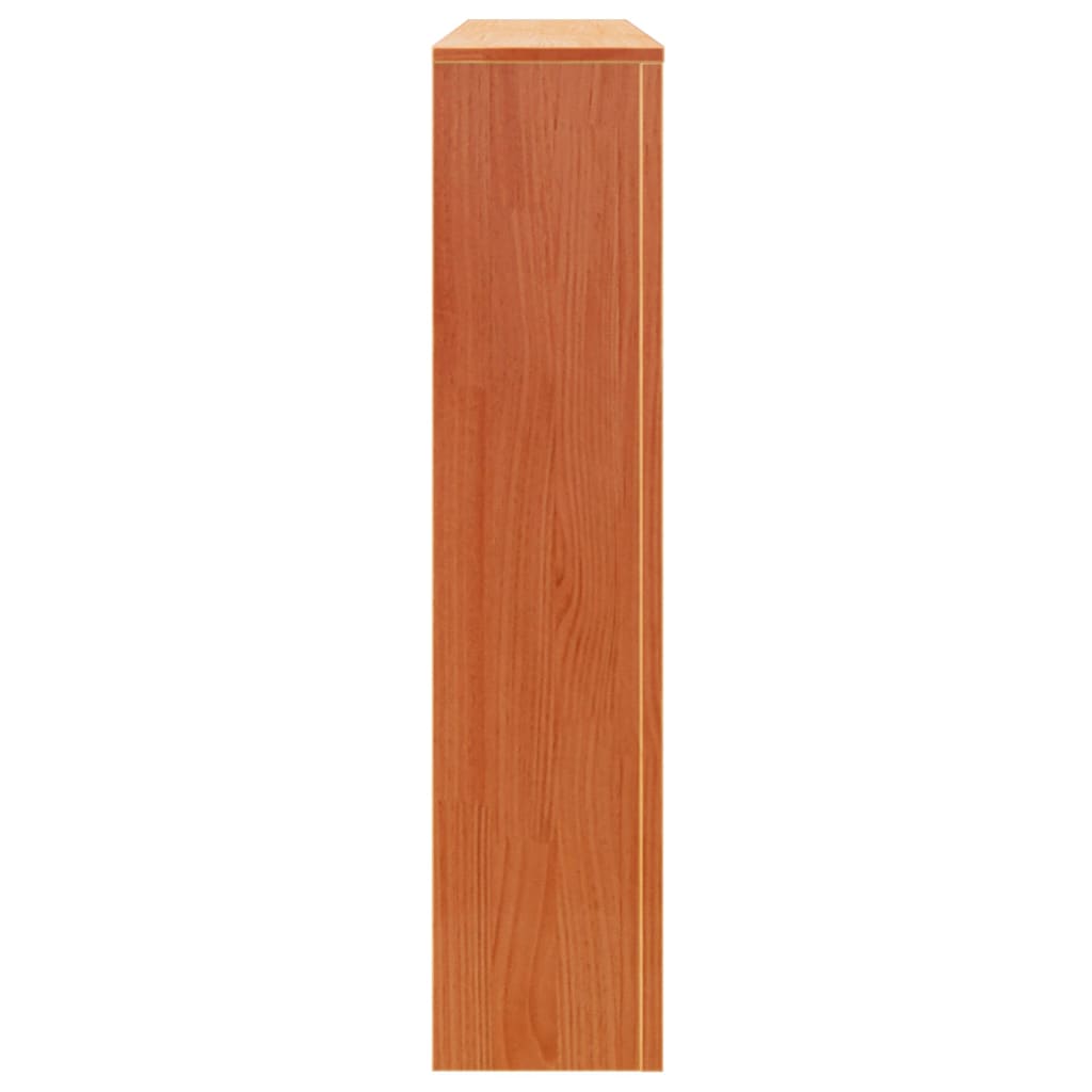 vidaXL Heizkörperverkleidung Wachsbraun 108,5x19x84cm Massivholz - Image 6