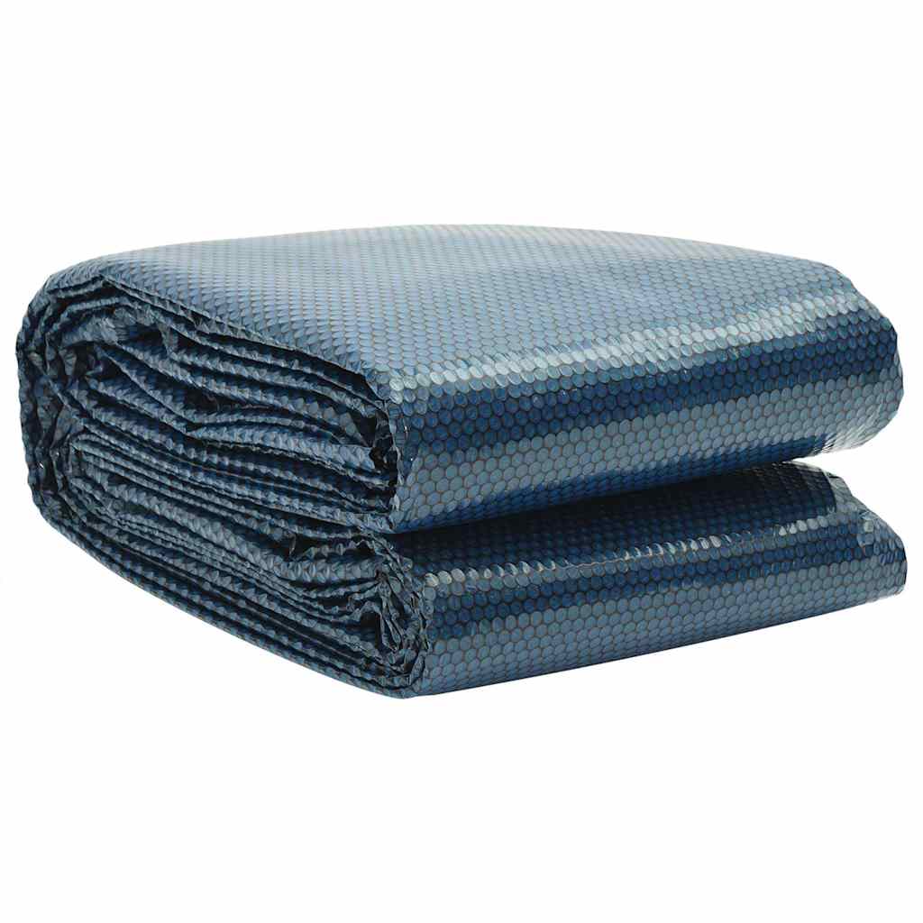 vidaXL Treibende Pool-Solarplane PE 527 cm Schwarz und Blau