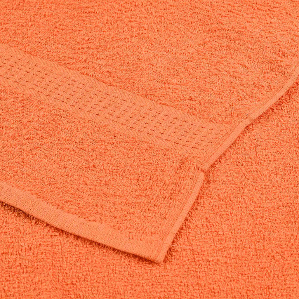 vidaXL Saunatücher 2 Stk. Orange 80x200 cm 360 g/m² 100% Baumwolle - Image 6