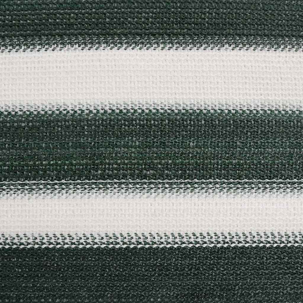 vidaXL Zaunblende Grün und Weiß 1,8x25 m HDPE 195 g/m² - Image 5
