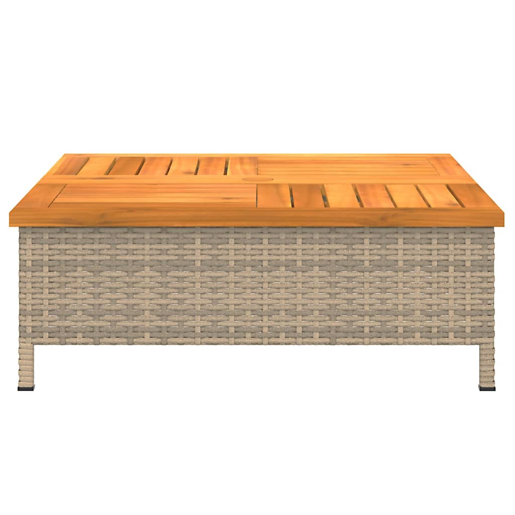 vidaXL Verkleidung für Sonnenschirmständer Beige 70x70x25 cm Akazie - Image 5