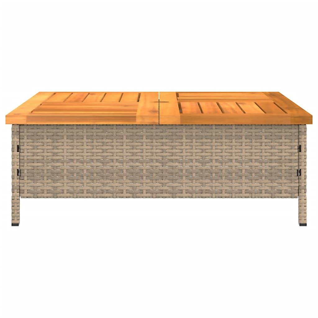 vidaXL Verkleidung für Sonnenschirmständer Beige 70x70x25 cm Akazie - Image 6