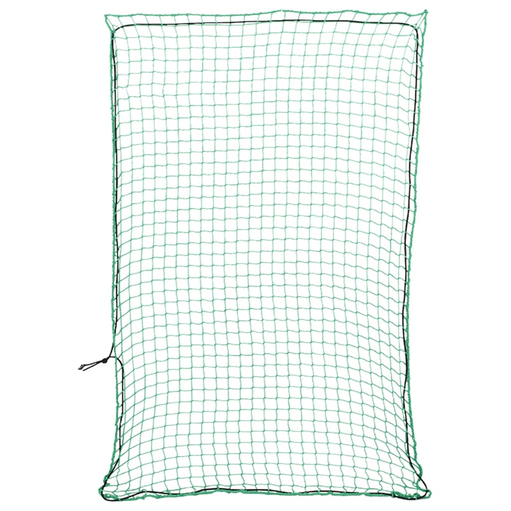 vidaXL Anhängernetz mit Gummiseil Grün 3,5x2,5 m PP