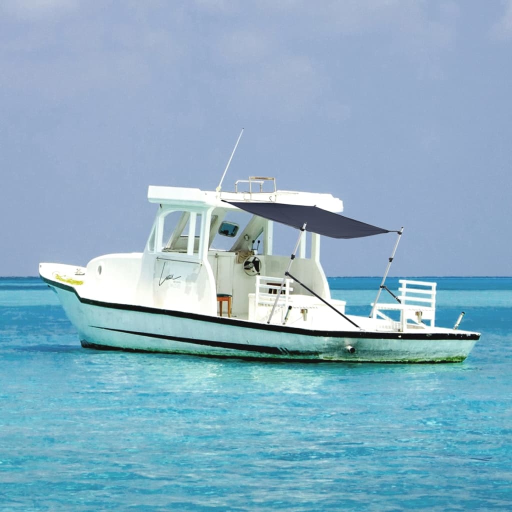vidaXL T-Top-Beschattungsverlängerung Marineblau 174x205x(115-194) cm