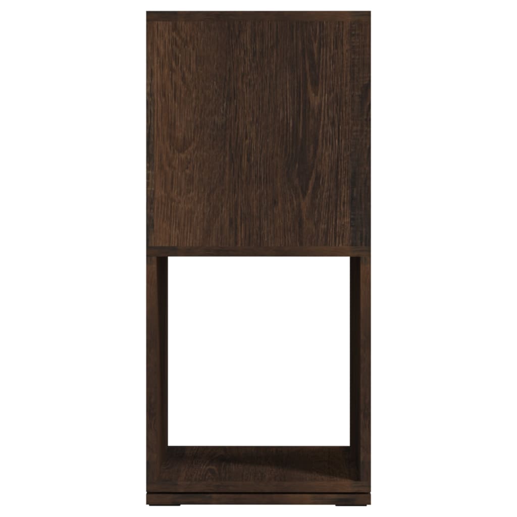 vidaXL Drehregal Räuchereiche 34,5x34,5x75,5 cm Holzwerkstoff - Image 4