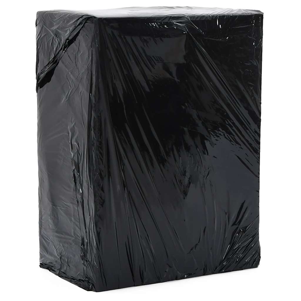 vidaXL Stretchfolie 2 Stk. Schwarz 17 µm 50 cm x 150 m