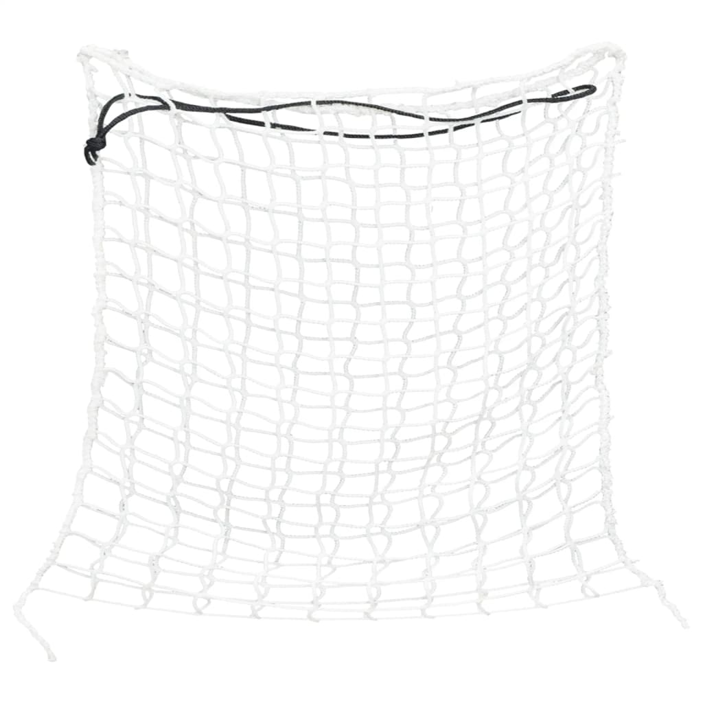 vidaXL Heunetze 2 Stk. Rund Weiß 75x75 m PP - Image 3