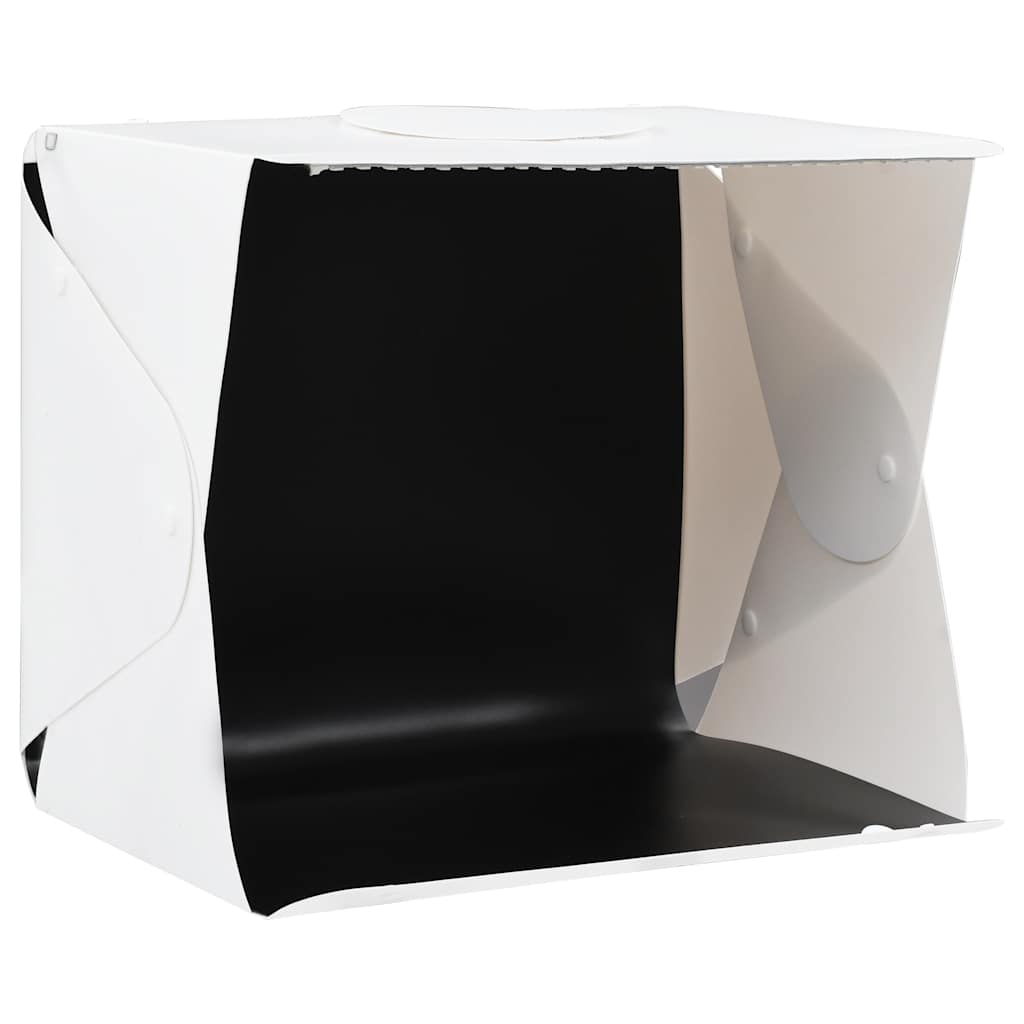 vidaXL LED-Lichtbox für Fotostudio Klappbar 40×34×37 cm Plastik Weiß - Image 3