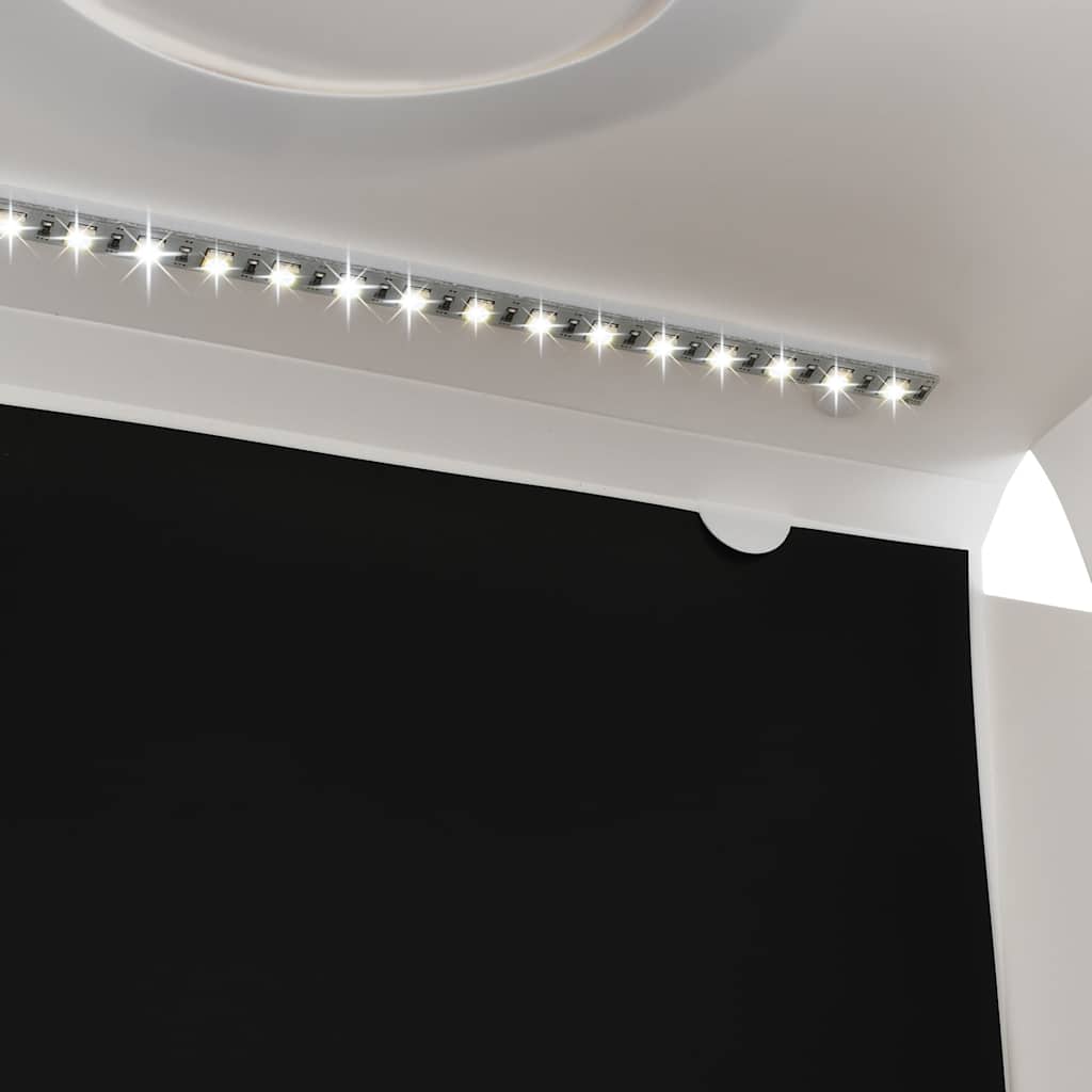 vidaXL LED-Lichtbox für Fotostudio Klappbar 40×34×37 cm Plastik Weiß - Image 4