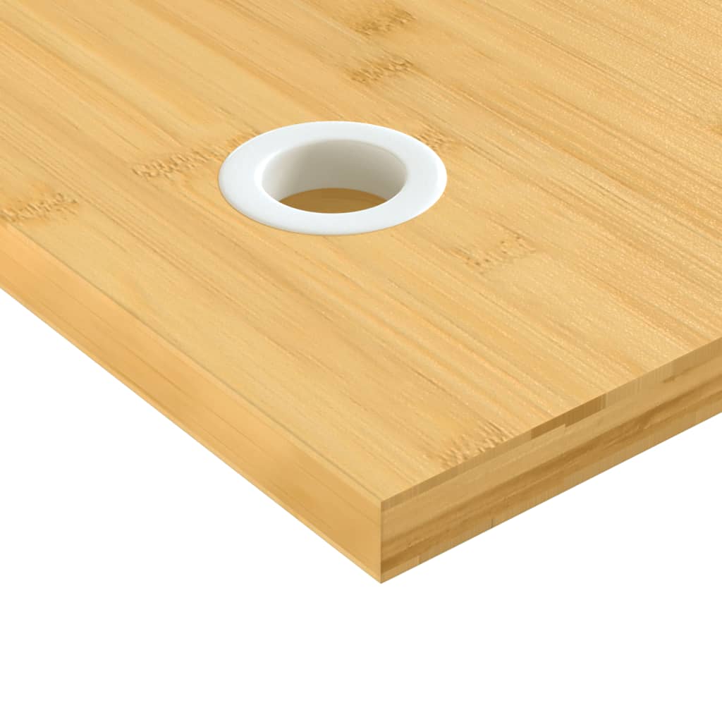 vidaXL Schreibtischplatte 100x50x2,5 cm Bambus - Image 3