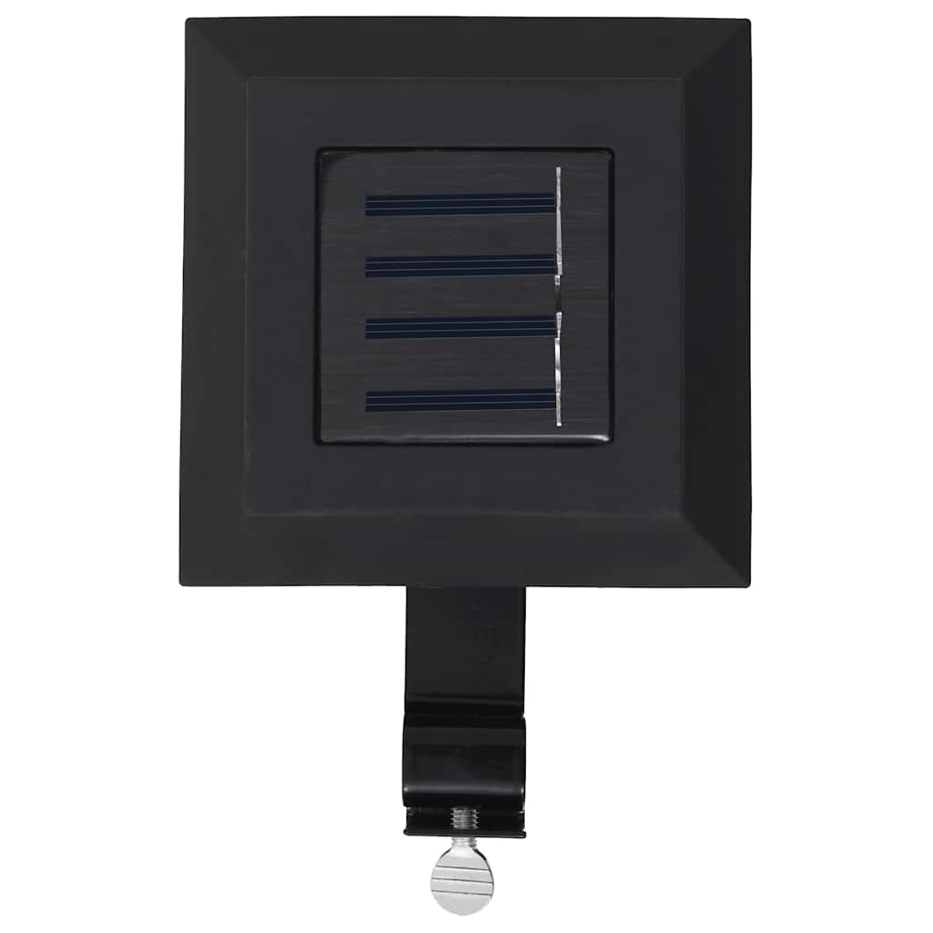 vidaXL Solar-Außenleuchten 12 Stk. LED Rechteckig 12 cm Schwarz - Image 5