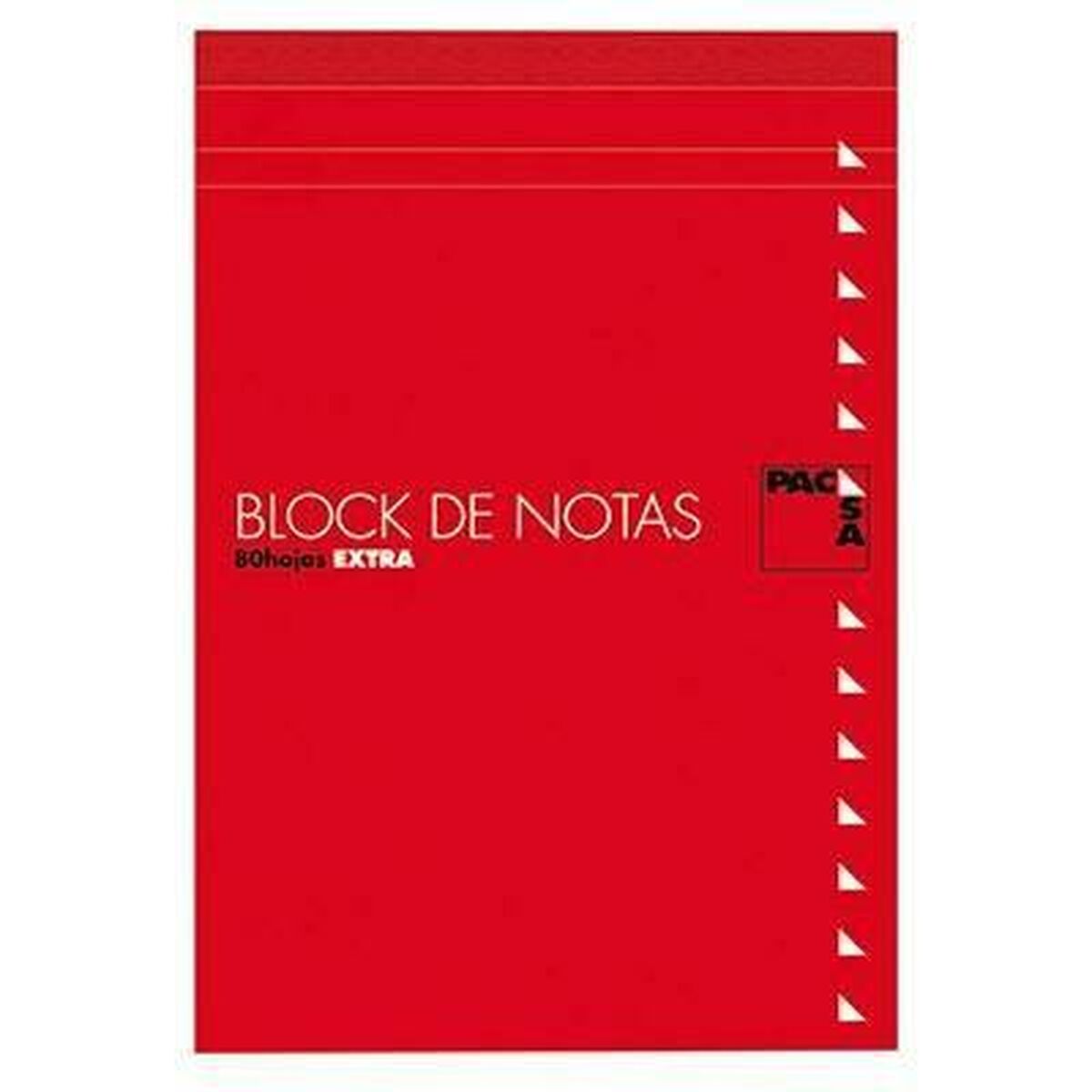 Block Notes Pacsa 1/8" 1/8 80 Pagine 4 mm Griglia stampata 10 Pezzi