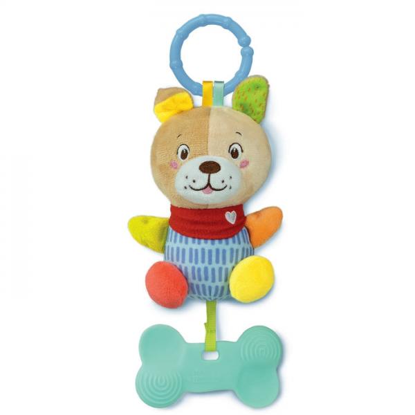 Peluche con Sonagli Clementoni Lovely Dog 18 x 25 x 6 cm