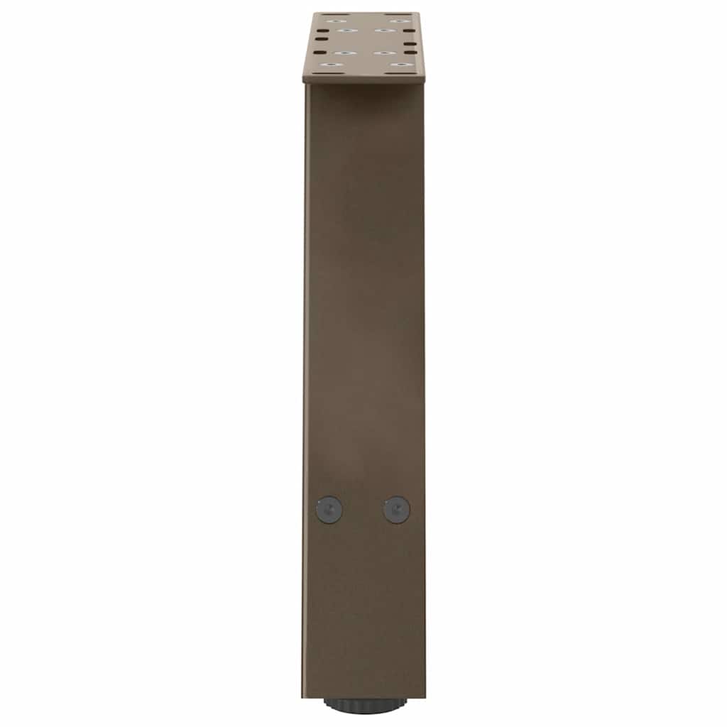 vidaXL Patas para mesa de centro en forma de A (2 unidades, 50 x 30-31 cm, acero) - Image 6