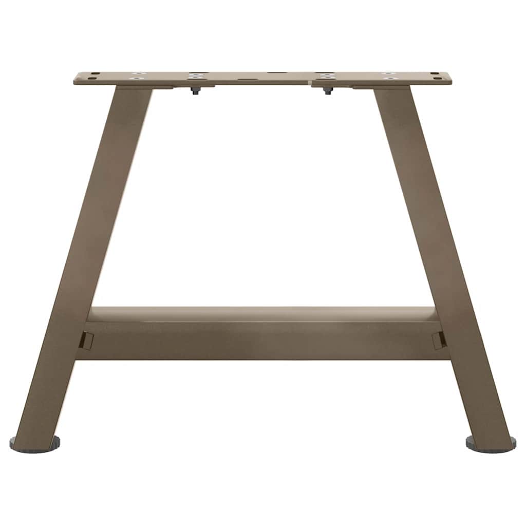 vidaXL Patas para mesa de centro en forma de A (2 unidades, 50 x 30-31 cm, acero) - Image 5