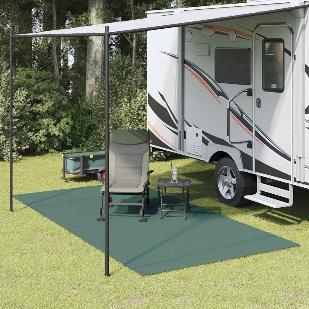 vidaXL Tapis de tente Vert 800 x 350 cm Polyester