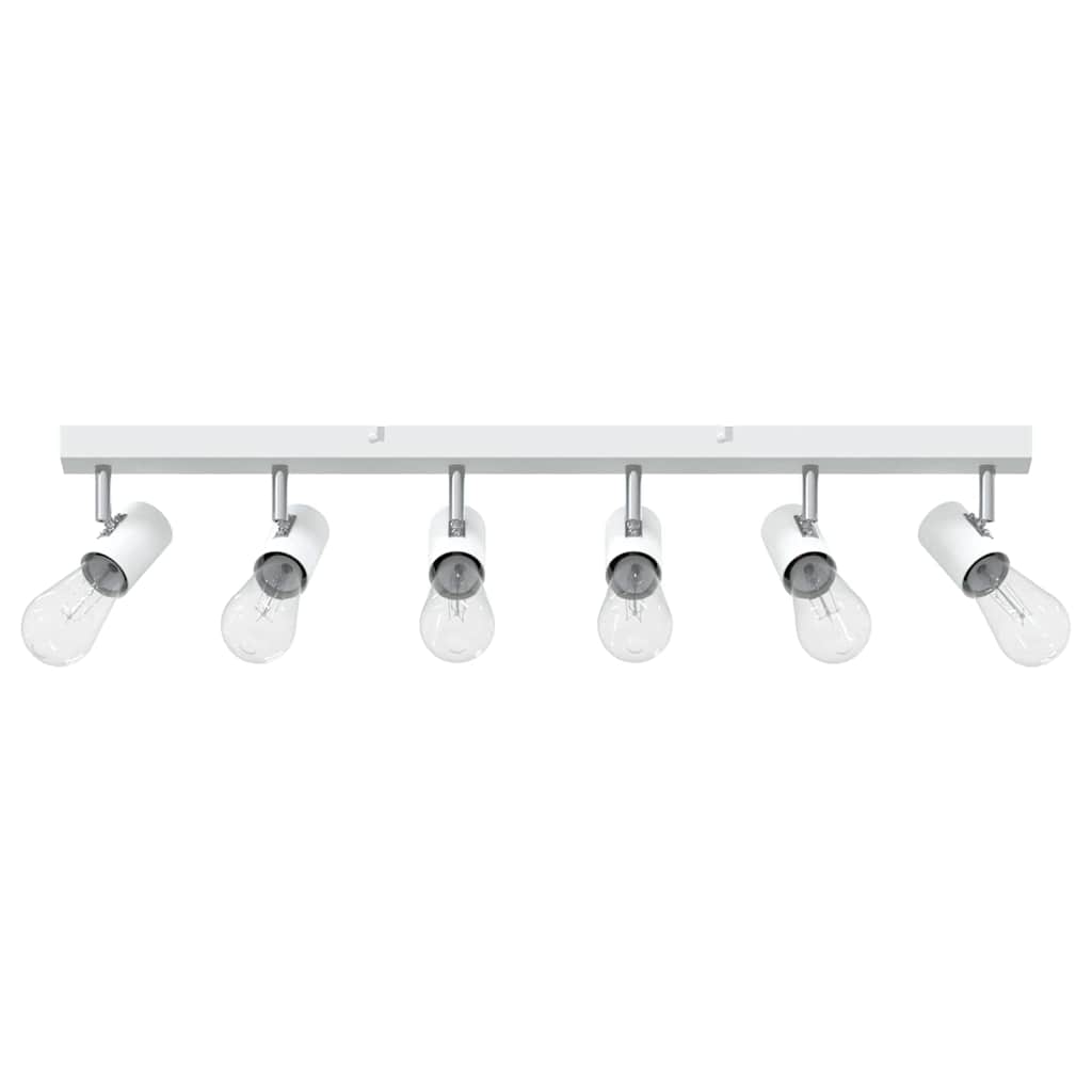 vidaXL Spot de plafond Blanc 73 x 6.5 x 11.5 cm Acier - Image 3