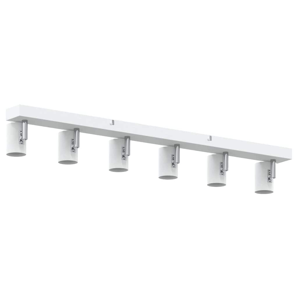 vidaXL Spot de plafond Blanc 73 x 6.5 x 11.5 cm Acier - Image 5