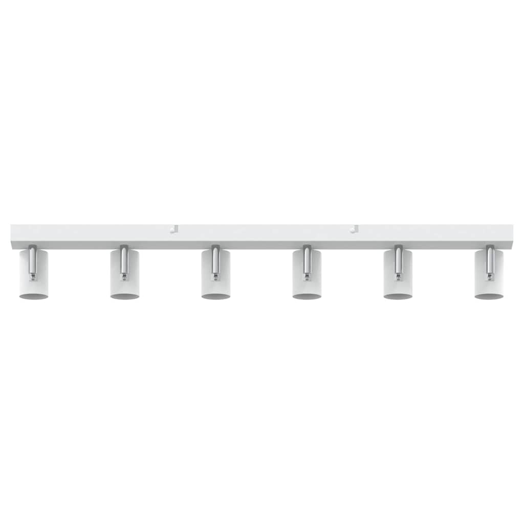 vidaXL Spot de plafond Blanc 73 x 6.5 x 11.5 cm Acier - Image 6