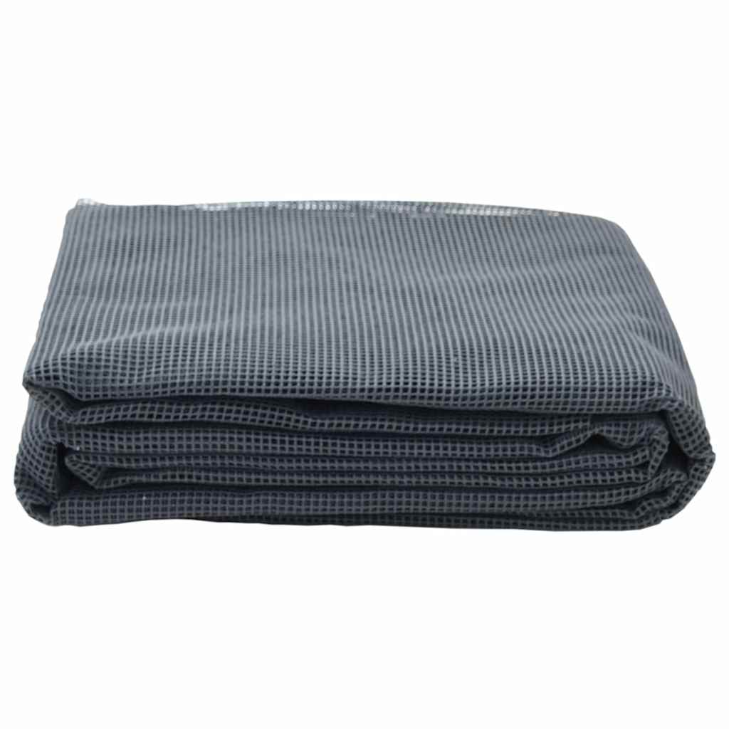 vidaXL Tapis de tente Anthracite 200 x 200 cm Polyester - Image 3