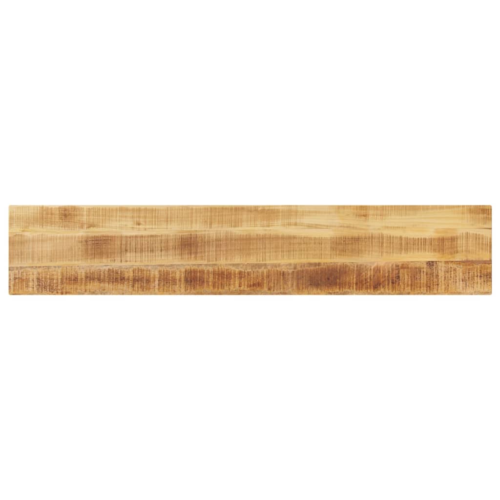vidaXL Tablero de mesa rectangular madera mango rugosa 180x30x2,5 cm