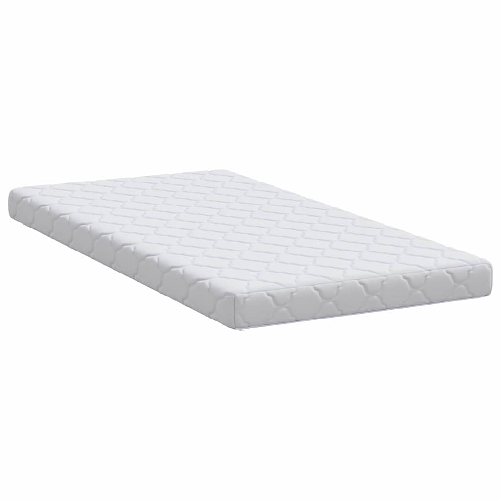 vidaXL Matelas avec Couche de Coco Blanc 160 x 80 cm Mousse PU - Image 5