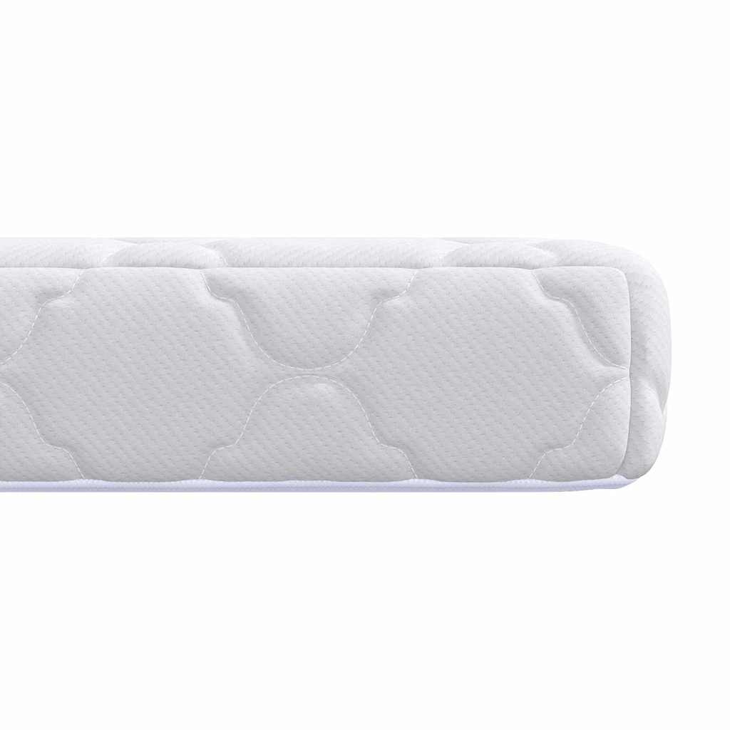 vidaXL Matelas avec Couche de Coco Blanc 160 x 80 cm Mousse PU - Image 6