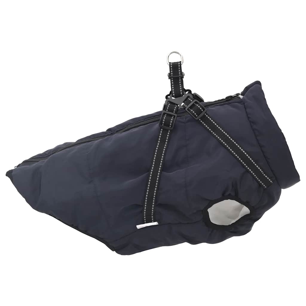 vidaXL Manteau pour chiens avec harnais imperméable réfléchissant L68 - Image 4