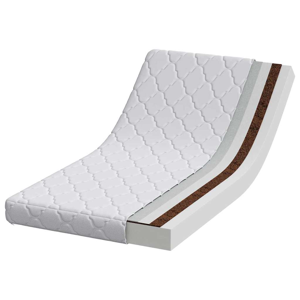 vidaXL Colchón con Capa de Coco 120 x 60 cm Espuma PU - Image 3