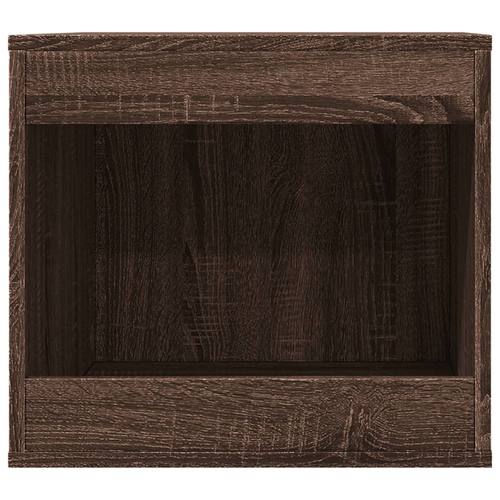 vidaXL Meuble de bac à litière pour chat chêne marron bois ingénierie - Image 4