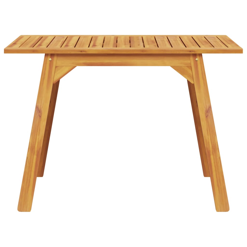vidaXL Table à manger de jardin 110x56x75 cm bois massif d'acacia - Image 4