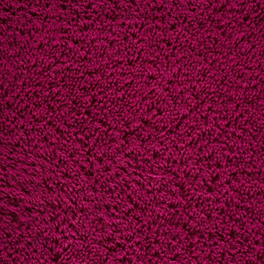 vidaXL Serviettes de bain de qualité supérieure SOLUND 4 pcs bordeaux - Image 5